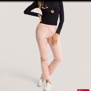 Jaanuu XS blushing pink Moro scrubs